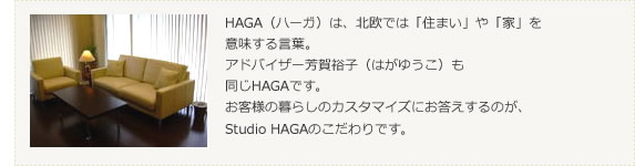 Studio HAGAについて